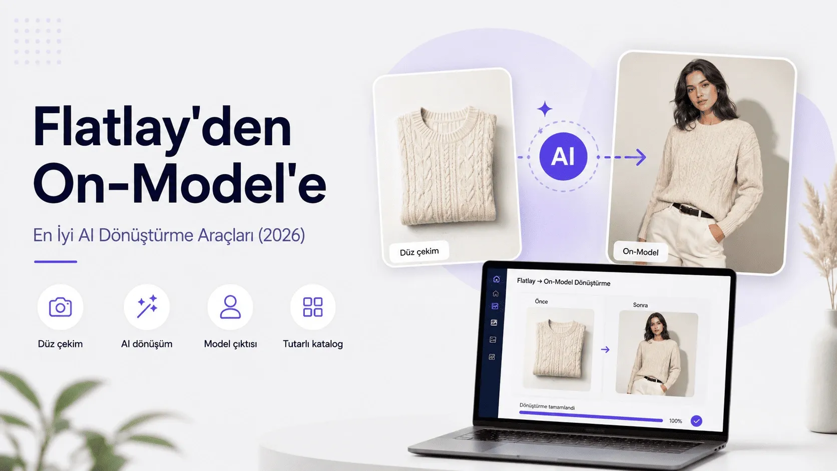 Flatlay'den On-Model'e: En İyi AI Dönüştürme Araçları (2026)